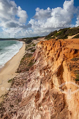  Subject: Cliffs on the Cacimbinhas Beach / Place: Pipa District - Tibau do Sul city - Rio Grande do Norte state (RN) - Brazil / Date: 03/2013 