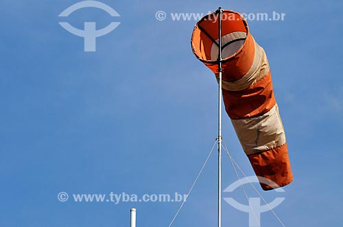  Subject: Windsock at Mirassol Airport / Place: Mirassol city - Sao Paulo state (SP) - Brazil / Date: 03/2013 