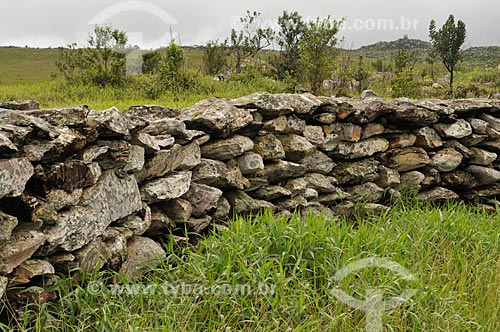  Subject: Curral de Pedras in Serra da Canastra National Park / Place: São Roque de Minas city - Minas Gerais sate ( MG ) - Brazil / Date: 03/2013 