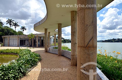  Subject: Gardens of Casa do Baile (Ball House) (1943) / Place: Pampulha neighborhood - Belo Horizonte city - Minas Gerais state (MG) - Brazil / Date: 01/2013 