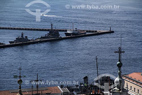  Subject: Ships of Navy of Brazil moored in pier of the Fiscal Island / Place: Rio de Janeiro city - Rio de Janeiro state (RJ) - Brazil / Date: 04/2013 