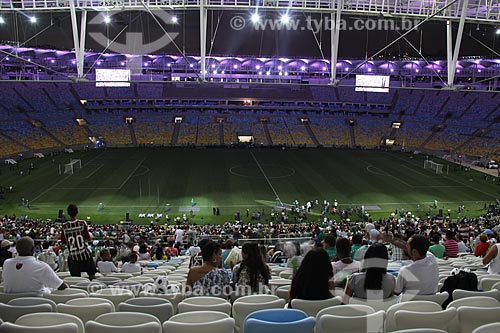  Subject: Test event at Journalist Mario Filho Stadium - also known as Maracana - match between Ronaldo friends x Bebeto friends marks the reopening of the stadium / Place: Rio de Janeiro city - Rio de Janeiro state (RJ) - Brazil / Date: 04/2013 