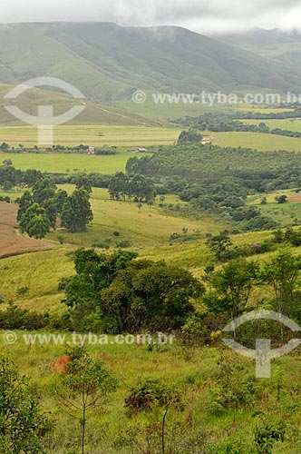  Subject: Rural area in Sao Joao Batista do Gloria city with the Canastra Mountain Range in the background / Place: Sao Joao Batista do Gloria city - Minas Gerais state (MG) - Brazil / Date: 03/2013 