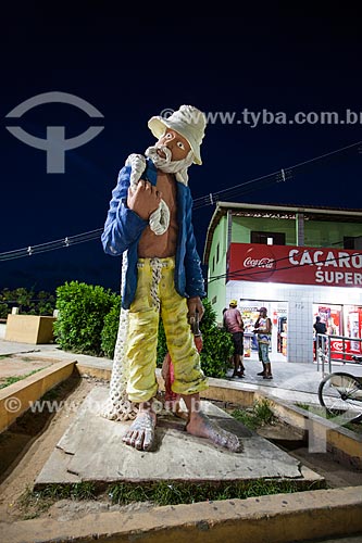  Subject: Statue of the Fisherman Square of Fisherman / Place: Pipa District - Tibau do Sul city - Rio Grande do Norte state (RN) - Brazil / Date: 03/2013 