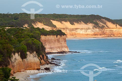  Subject: Centro Beach and Golfinhos bay also known as Curral Beach in the background / Place: Pipa District - Tibau do Sul city - Rio Grande do Norte state (RN) - Brazil / Date: 03/2013 