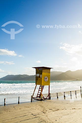  Subject: Lifeguard station at Pantano do Sul Beach / Place: Pantano do Sul neighborhood - Florianopolis city - Santa Catarina state (SC) - Brazil / Date: 04/2013 