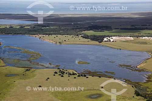  Subject: Aerial view of Patos Lagoon / Place: Rio Grande do Sul state (RS) - Brazil / Date: 04/2013 