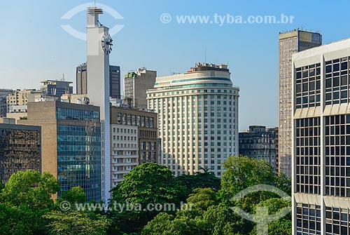  Subject: Buildings of the city center - with the Mesbla Building and Francisco Serrado Building in highlighted / Place: Lapa neighborhood - Rio de Janeiro city - Rio de Janeiro state (RJ) - Brazil / Date: 04/2013 