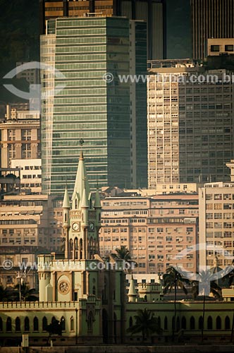  Subject: View of Fiscal Island and buildings in the background / Place: Rio de Janeiro city - Rio de Janeiro state (RJ) - Brazil / Date: 01/2007 