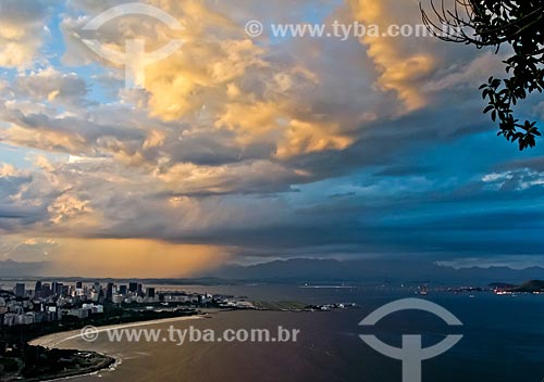  Subject: View of Flamengo Beach and Santos Dumont Airport / Place: Rio de Janeiro city - Rio de Janeiro state (RJ) - Brazil / Date: 05/2013 