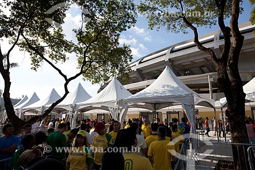  Subject: Access to Journalist Mario Filho Stadium - also known as Maracana - for the friendly match between Brazil x England / Place: Maracana neighborhood - Rio de Janeiro city - Rio de Janeiro state (RJ) - Brazil / Date: 06/2013 