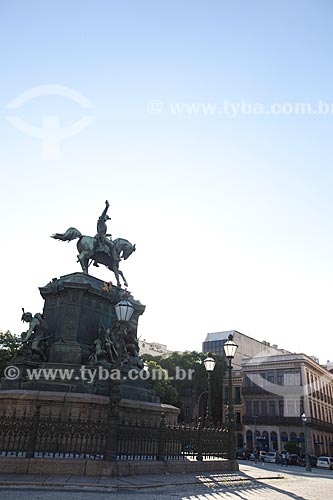  Subject: Equestrian statue of Dom Pedro I (1862) at Tiradentes Square / Place: City center neighborhood - Rio de Janeiro city - Rio de Janeiro state (RJ) - Brazil / Date: 06/2013 