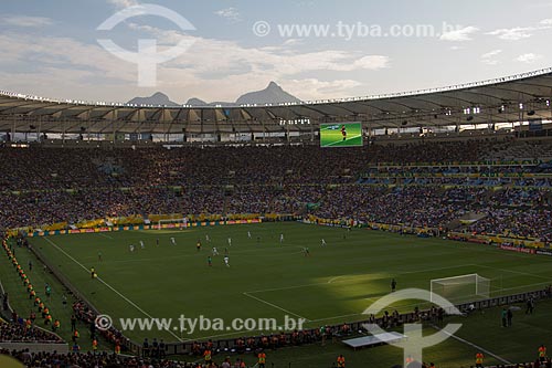  Subject: Game Italy X Mexico on Journalist Mario Filho Stadium, also known as Maracana, by the Confederations Cup 2013 / Place: Maracana neighborhood - Rio de Janeiro city - Rio de Janeiro state (RJ) - Brazil / Date: 06/2013 