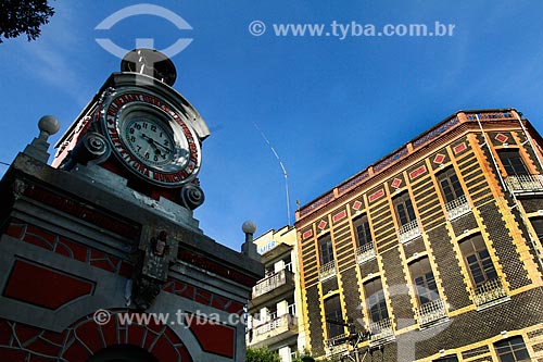  Subject: Municipal Clock in Matriz Square / Place: Manaus city - Amazonas state (AM) - Brazil / Date: 05/2013 