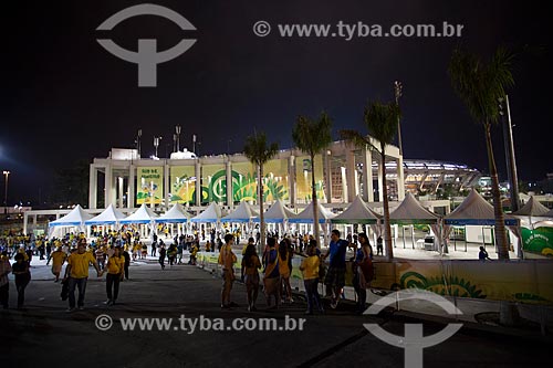  Subject: Journalist Mario Filho Stadium - also known as Maracana - after the game between Brasil x Spain by final match of Confederations Cups / Place: Maracana neighborhood - Rio de Janeiro city - Rio de Janeiro state (RJ) - Brazil / Date: 06/2013 