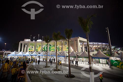  Subject: Journalist Mario Filho Stadium - also known as Maracana - after the game between Brasil x Spain by final match of Confederations Cups / Place: Maracana neighborhood - Rio de Janeiro city - Rio de Janeiro state (RJ) - Brazil / Date: 06/2013 