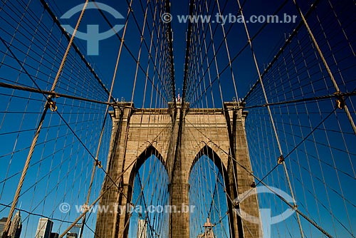  Subject: Brooklyn Bridge (1883) / Place: New York city - United States of America - USA / Date: 01/2013 