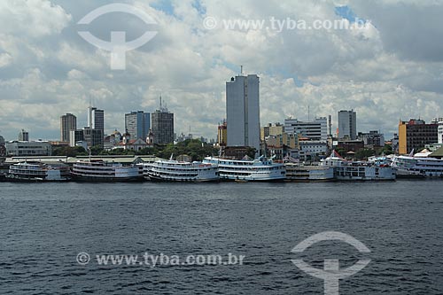  Subject: View of the Manaus Port with the city in the background / Place: Manaus city - Amazonas state (AM) - Brazil / Date: 07/2013 