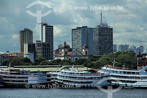  Subject: View of the Manaus Port with the city in the background / Place: Manaus city - Amazonas state (AM) - Brazil / Date: 07/2013 