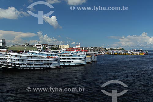  Subject: View of the Manaus Port with the city in the background / Place: Manaus city - Amazonas state (AM) - Brazil / Date: 07/2013 