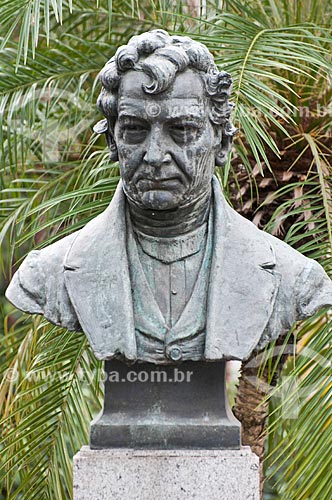 Subject: Bust of French architect Grandjean de Montigny / Place: City center - Rio de Janeiro city - Rio de Janeiro state (RJ) - Brazil / Date: 06/2013 