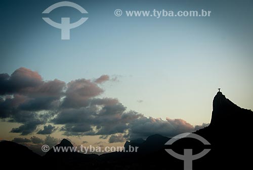  Subject: silhouette of Corcovado Mountain / Place: Rio de Janeiro city - Rio de Janeiro state (RJ) - Brazil / Date: 07/2008 