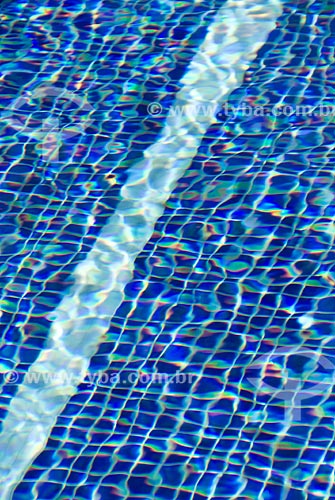  Subject: Detail of tiles of swimming pool / Place: Rio de Janeiro state (RJ) - Brazil / Date: 12/2008 