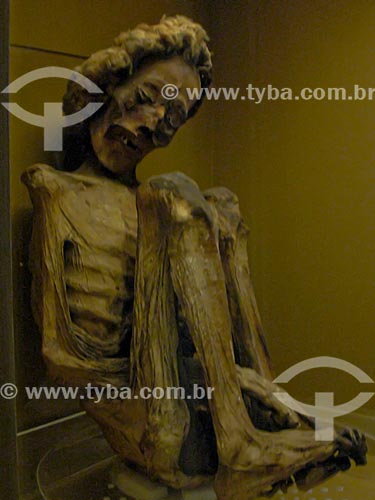  Subject: Indian mummy at the National Museum / Place: Sao Cristovao neighborhood - Rio de Janeiro city - Rio de Janeiro state (RJ) - Brazil / Date: 10/2007 