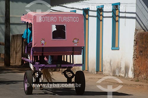  Subject: Cart used to transport tourist / Place: Tiradentes city - Minas Gerais state (MG) - Brazil / Date: 05/2007 