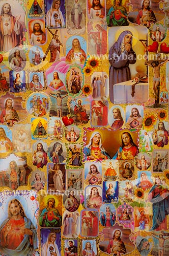  Subject: Picture with various image Saints / Place: Tiradentes city - Minas Gerais state (MG) - Brazil / Date: 05/2007 