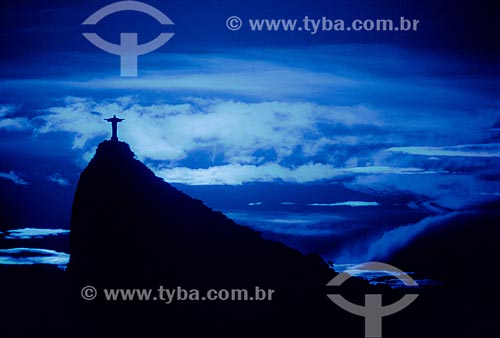  Subject: Sunset at Corcovado Mountain / Place: Rio de Janeiro city - Rio de Janeiro state (RJ) - Brazil / Date: 02/2009 