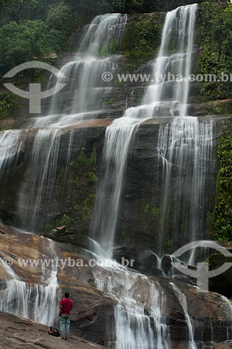  Subject: Waterfall at Guapiacu Ecological Reserve / Place: Guapiacu District - Cachoeiras de Macacu city - Rio de Janeiro state (RJ) - Brazil / Date: 02/2012 