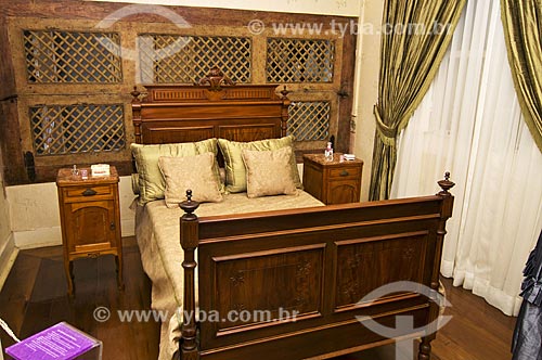  Subject: House Museum Quissama - antique residence of Viscount of Araruama - bedroom where stayed the Emperor D. Pedro II in 1847 / Place: Quissama city - Rio de Janeiro state (RJ) - Brazil / Date: 06/2013 