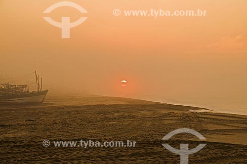  Subject: Dawn in Beach Farol de Sao Thome / Place: Farol de Sao Thome neighborhood -  Campos dos Goytacazes city - Rio de Janeiro state (RJ) - Brazil / Date: 06/2013 