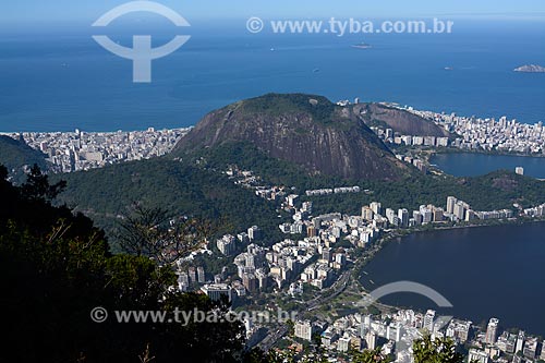  Subject: View of the Cabritos Mountain (Kid Goat Mountain) from the Christ the Redeemer Mirante / Place: Rio de Janeiro city - Rio de Janeiro state (RJ) - Brazil / Date: 06/2013 