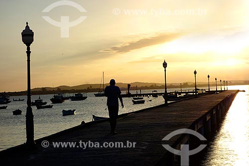  Subject: Pier at Manguinhos Beach / Place: Armacao dos Buzios city - Rio de Janeiro state (RJ) - Brazil / Date: 05/2013 