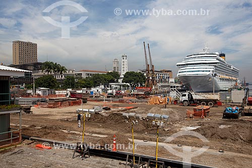  Subject: Construction site of Amanha Museum (Museum of Tomorrow) / Place: Rio de Janeiro city - Rio de Janeiro state (RJ) - Brazil / Date: 02/2013 