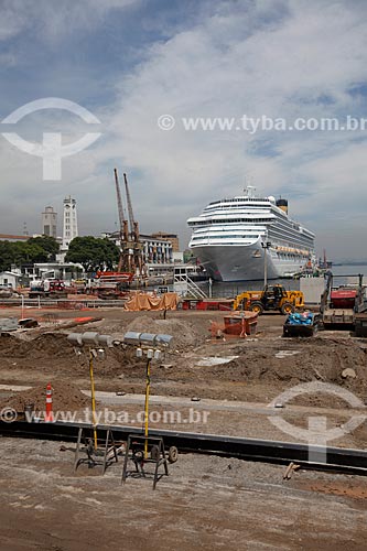  Subject: Construction site of Amanha Museum (Museum of Tomorrow) / Place: Rio de Janeiro city - Rio de Janeiro state (RJ) - Brazil / Date: 02/2013 