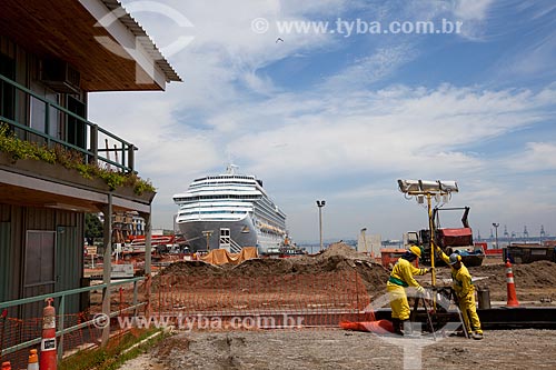  Subject: Construction site of Amanha Museum (Museum of Tomorrow) / Place: Rio de Janeiro city - Rio de Janeiro state (RJ) - Brazil / Date: 02/2013 