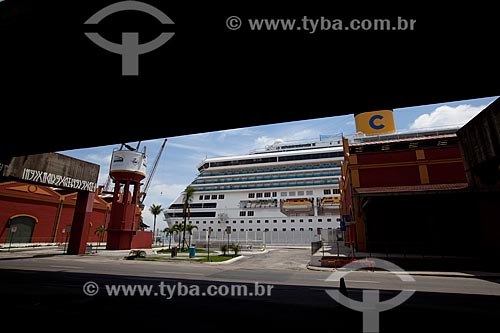  Subject: Cruise liner moored at Pier Maua / Place: Rio de Janeiro city - Rio de Janeiro state (RJ) - Brazil / Date: 02/2013 