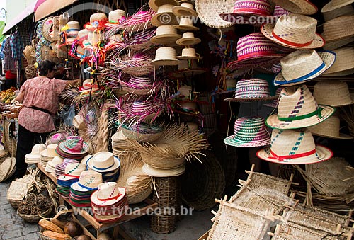  Subject: Straw craft store in Comercial center of Arcoverde (CECORA) / Place: Arcoverde city - Pernambuco state (PE) - Brazil / Date: 06/2013 