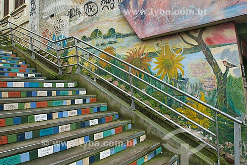  Subject: Escadaria 24 de maio (Staircase may 24th) / Place: City Center - Porto Alegre city - Rio Grande do Sul state (RS) - Brazil / Date: 07/2013 