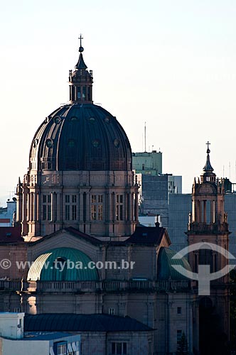  Subject: Cupola of Metropolitan Cathedral of Porto Alegre (1929) / Place: Porto Alegre city - Rio Grande do Sul state (RS) - Brazil / Date: 07/2013 