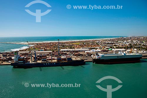 Subject: Aerial view of Fortaleza Port / Place: Fortaleza city - Ceara state (CE) - Brazil / Date: 06/2013 