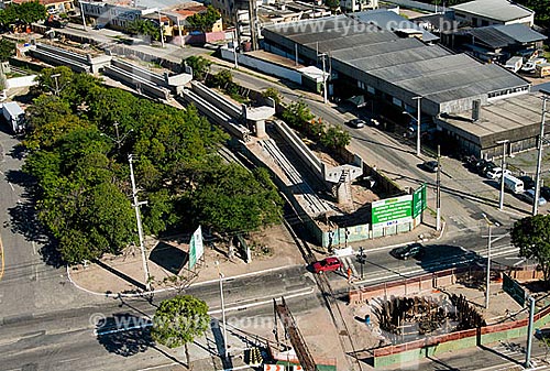  Subject: Construction site of light rail transit (LRT) system of Fortaleza - Branch line Parangaba / Mucuripe / Place: Fortaleza city - Ceara state (CE) - Brazil / Date: 06/2013 