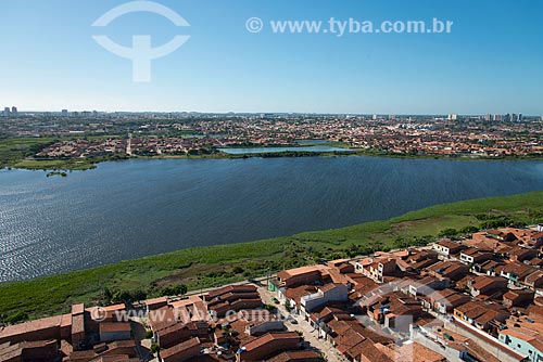  Subject: Aerial view of Opaia Lagoon / Place: Fortaleza city - Ceara state (CE) - Brazil / Date: 06/2013 