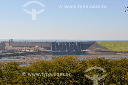  Subject: Agua Vermelha Hydroelectric Plant - also known as Jose Ermirio de Moraes Hydroelectric Plant - Located in Grande River on the border between the states of Minas Gerais and Sao Paulo between the cities of Iturama (MG) and Ouroeste (SP) / Pla 