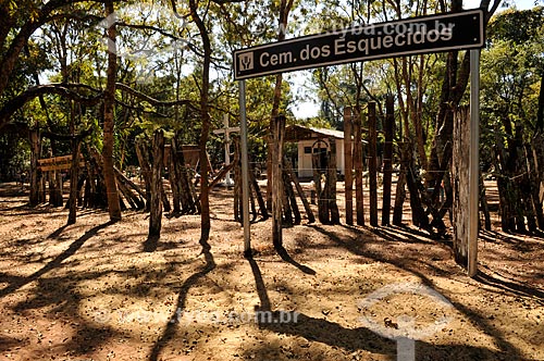  Subject: Forgotten cemetery - Cemetery located within a forest where they are buried bodies of Indian and white people that lived in the late 19th and early 20th century / Place: Sales city - Sao Paulo state (SP) - Brazil / Date: 08/2013 