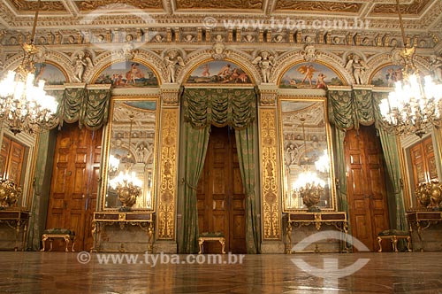  Subject: Salao nobre (noble hall) of Museum of Republic - old Catete Palace / Place: Catete neighborhood - Rio de Janeiro city - Rio de Janeiro state (RJ) - Brazil / Date: 08/2011 