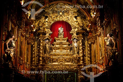  Subject: Altar of main chapel of Sao Bento Monastery / Place: City center neighborhood - Rio de Janeiro city - Rio de Janeiro state (RJ) - Brazil / Date: 04/2011 